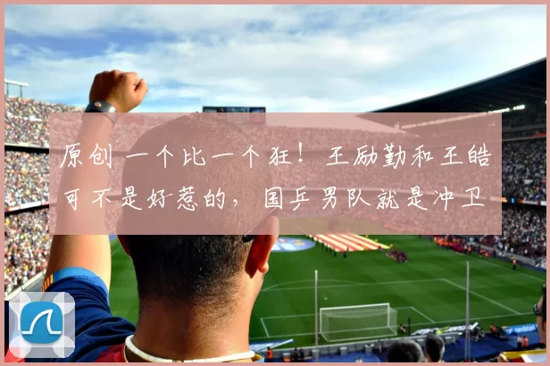 原创 一个比一个狂！王励勤和王皓可不是好惹的，国乒男队就是冲卫冕来的